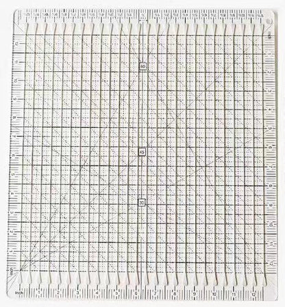 5-i-1 quiltskæreskabelon